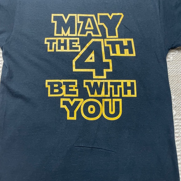 Gildan May the 4th Be With You Star Wars Tee Shirt - Picture 3 of 7